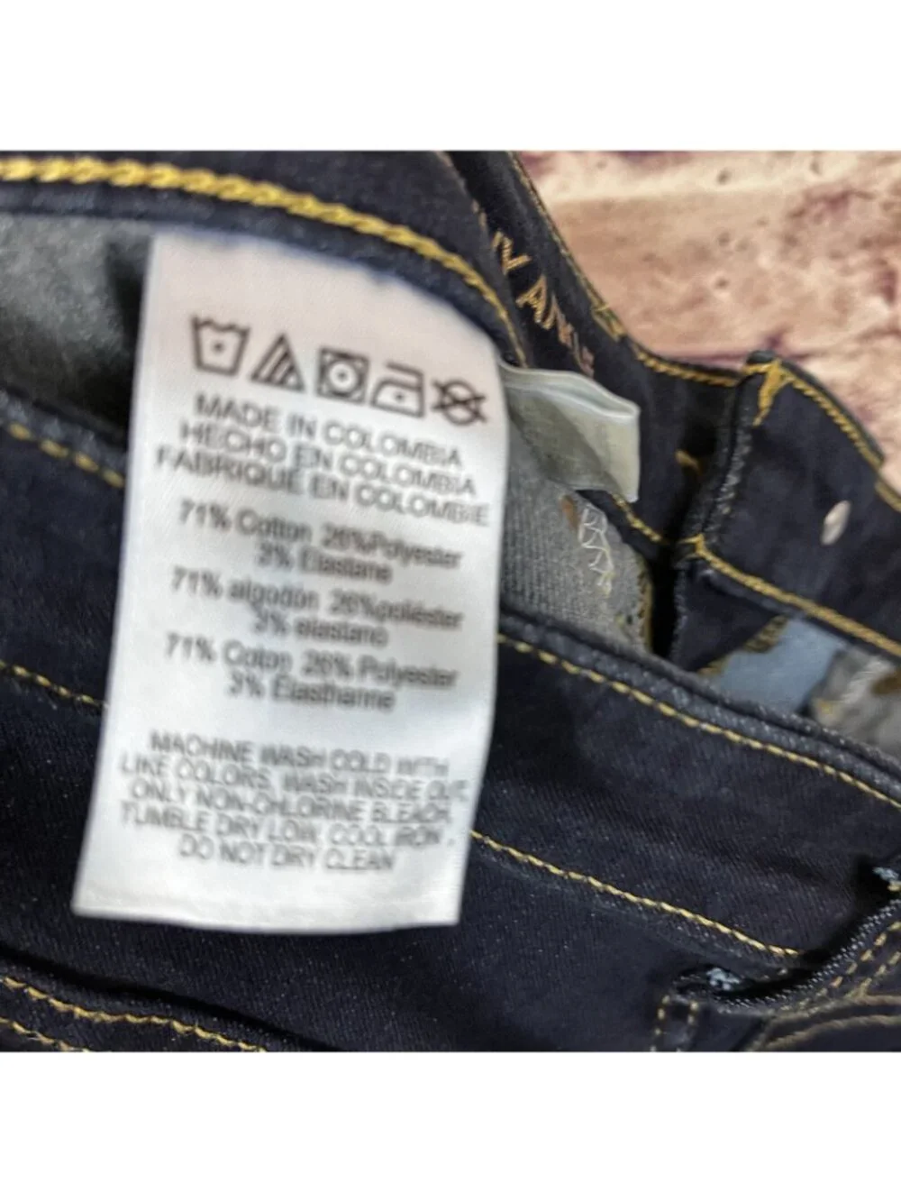 Michael Kors Izzy Skinny Dark Wash Ankle Crop Denim Jeans